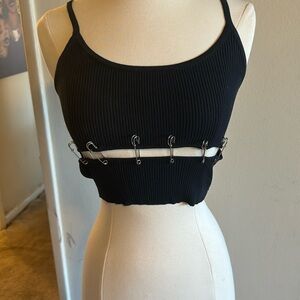 Shirt with safety pins came like this